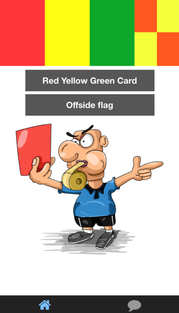 Red Yellow Green Card & Flag１